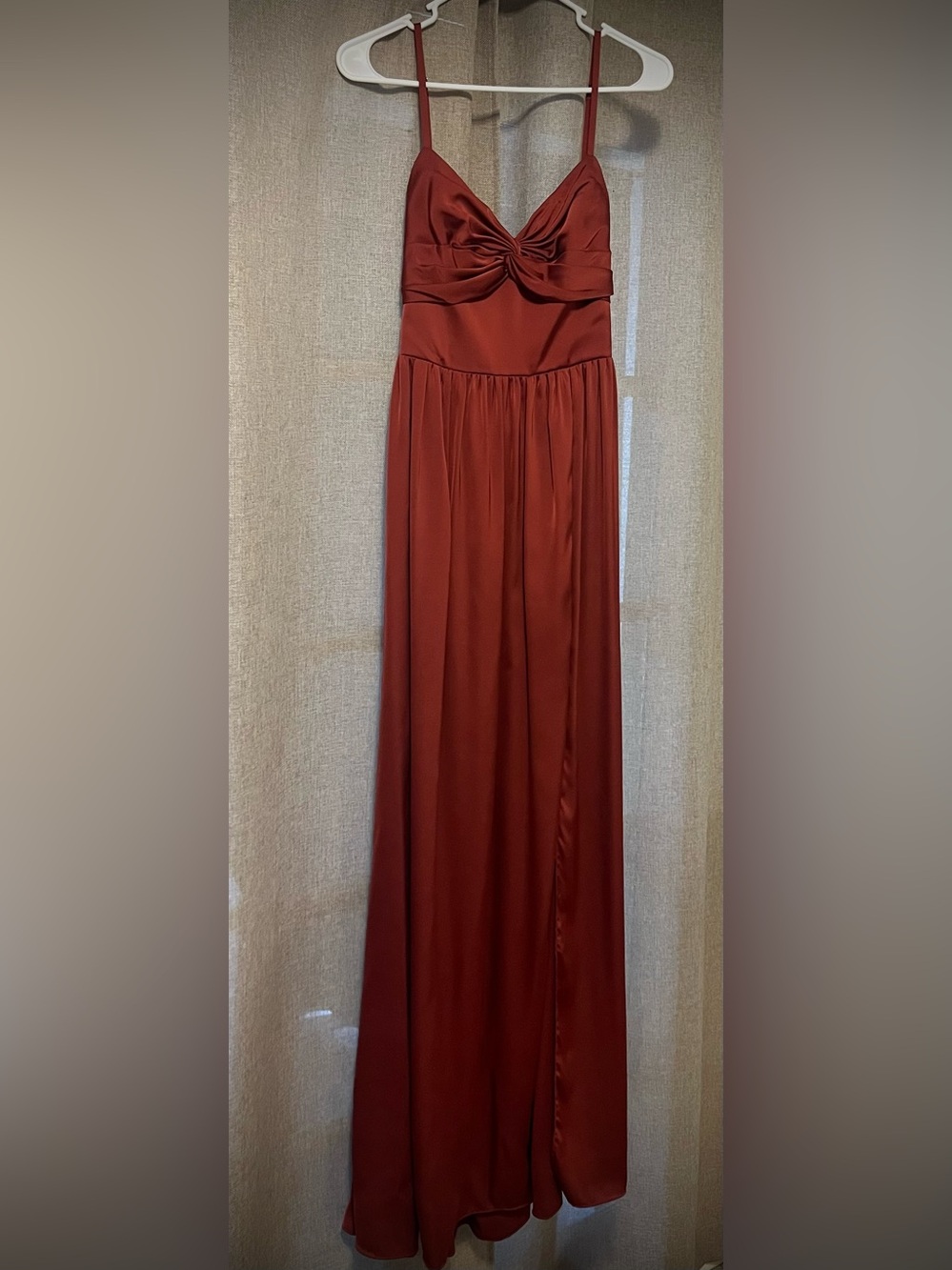 Azazie Teracotta Rust Dress